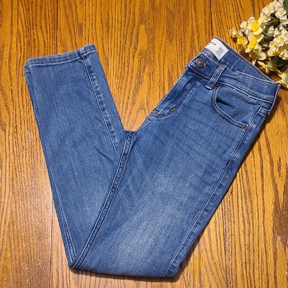 Abercrombie Kids Blue Skinny Jeans - Girl's 9/10 LONG